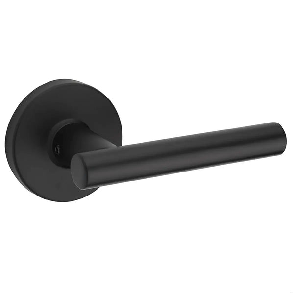 30-624BLK Bergen Lever Dummy Black Round Rose