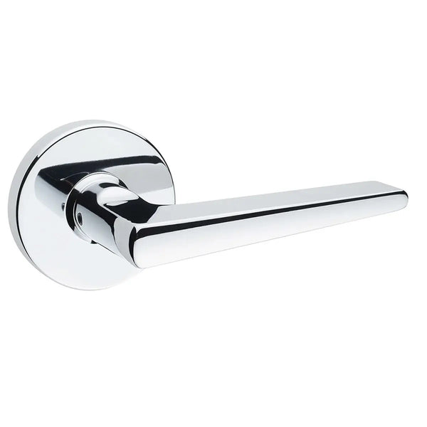 30-D004434PC Equinox Lever Passage Polished Chrome Round Rose