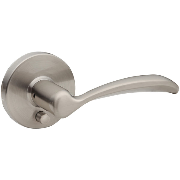 30-D004534SN Essex Lever Passage Satin Nickle Round Rose