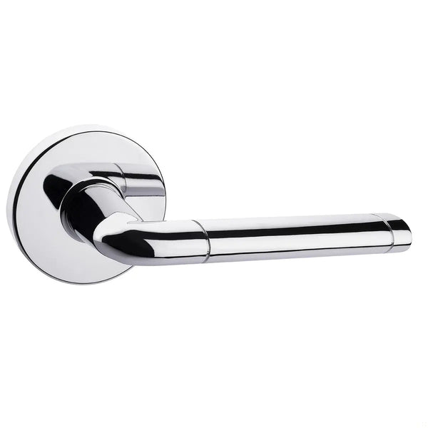 30-D004934PC Stockholm Lever Passage Polished Chrome Round Rose