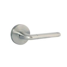 30-D004934SC Stockholm Lever Passage Satin Chrome Round Rose