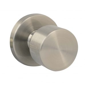 30-D006124SN Barcelona Knob Privacy Satin Nickle Round Rose