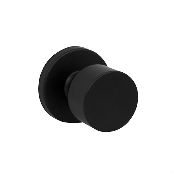 30-D006134BLK Barcelona Knob Passage Black Round Rose