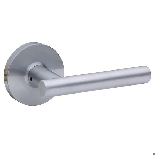 30-D006234SC Bergen Lever Passage Satin Chrome Round Rose