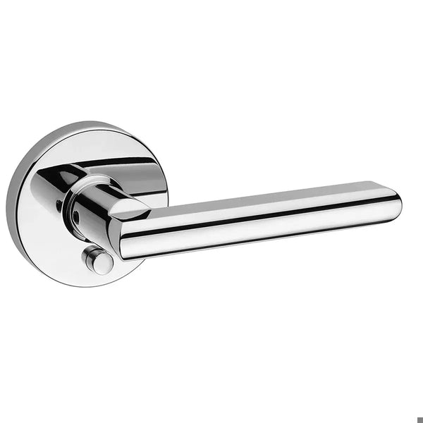 30-D006424PC Vega Lever Privacy Polished Chrome Round Rose