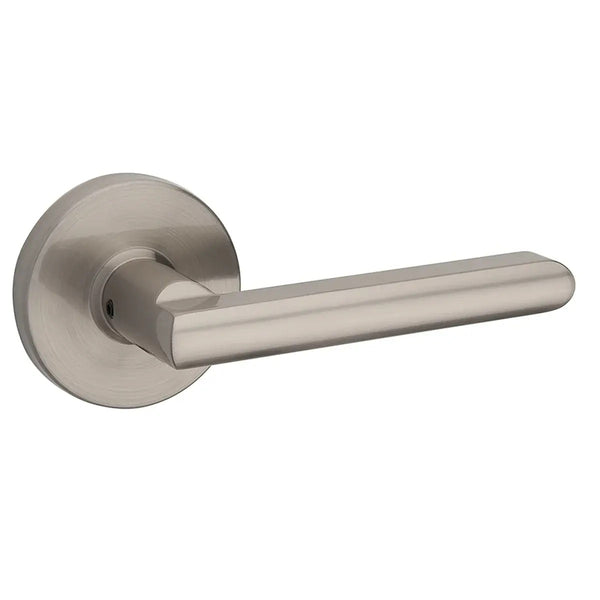 30-D006434SN Vega Lever Passage Satin Nickle Round Rose