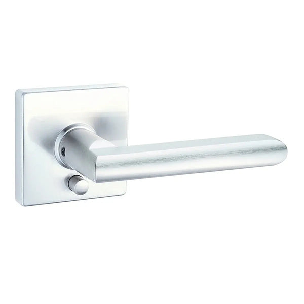 30-D006724SC Vega Lever Privacy Satin Chrome Square Rose