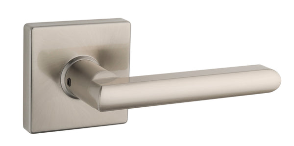 30-D006734SN Vega Lever Passage Satin Nickle Square Rose