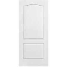 Hollow 2 Panel Arch-Top Textured Moulded Door 36