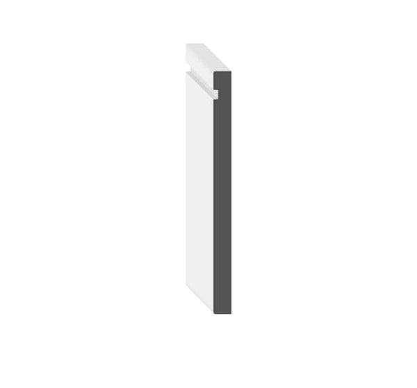 MDF Modern Baseboard 6 1/2 x 1/2 (14' Lengths)