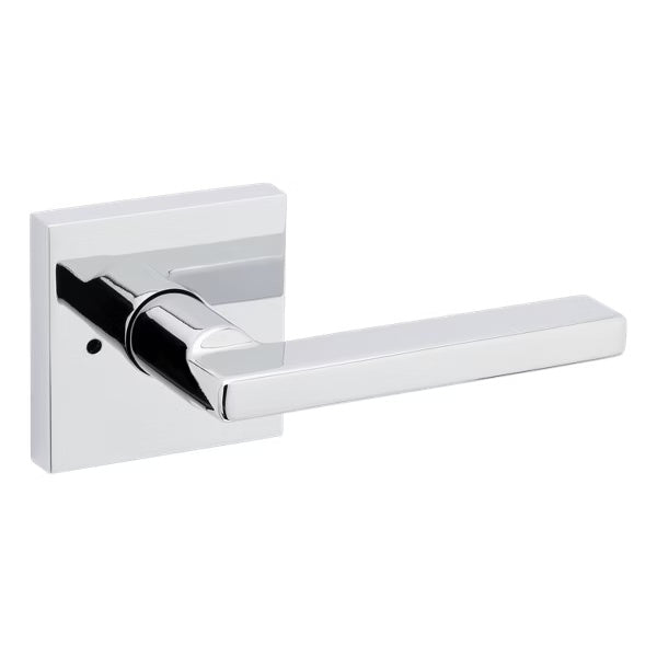 Halifax Lever Privacy Bright Chrome Square Rose