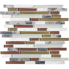 Anatolia 5/8 x 5/8 in (1.6 x 1.6 cm) Glass Stone Blend Mosaic, CABERNET