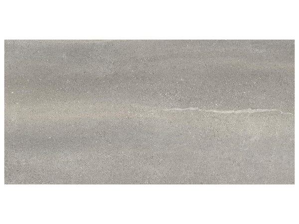 Anatolia 10 x 20 in (24.8 x 49.8 cm) Crux Matte Pressed Glazed Ceramic, ASH