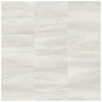 Anatolia 10 x 20 in (24.8 x 49.8 cm) Crux Matte Pressed Glazed Ceramic, IVORY