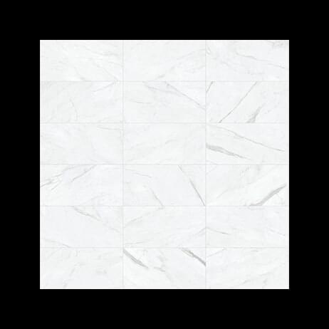 Anatolia 12 x 12 in (30 x 30 cm) Classic Matte Pressed Glazed Porcelain, CARRARA