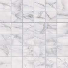 Anatolia 2 x 2 in (5 x 5 cm) Classic Matte Glazed Porcelain Mosaic, CARRARA