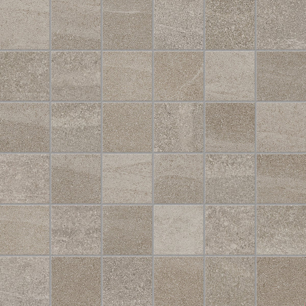 Anatolia 2 x 2 in (5 x 5 cm) Crux Matte Glazed Porcelain Mosaic, EARTH