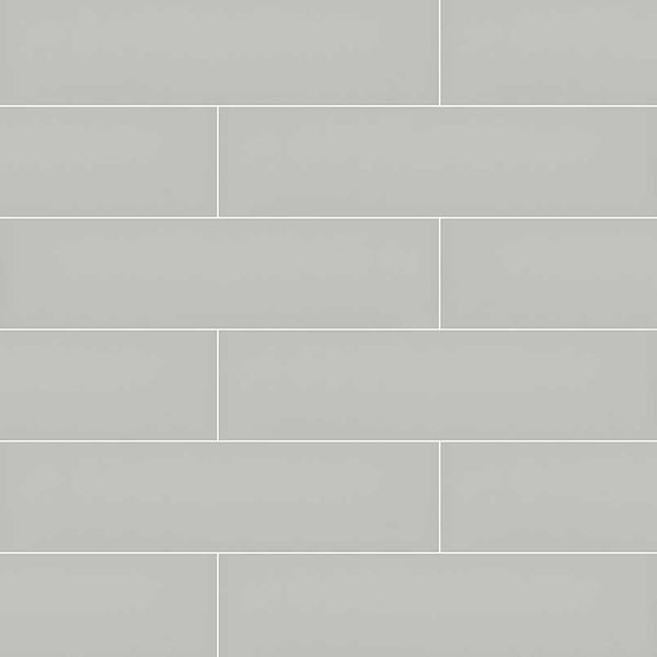 1867 GLAZED CÉRAMIC(4x16), GREY-GLOSSY, Coverage/Box - 10.76 sqft