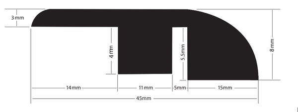 1867 Vinyl Reducer 94″, Blé Wheat - 14F