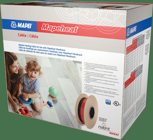 Mapeheat Cable - 120 V, 423 ft, 109 sq. ft. (10.1 m²)