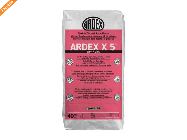 Ardex X 5 - Flexible and Versatile Tile and Stone Mortar