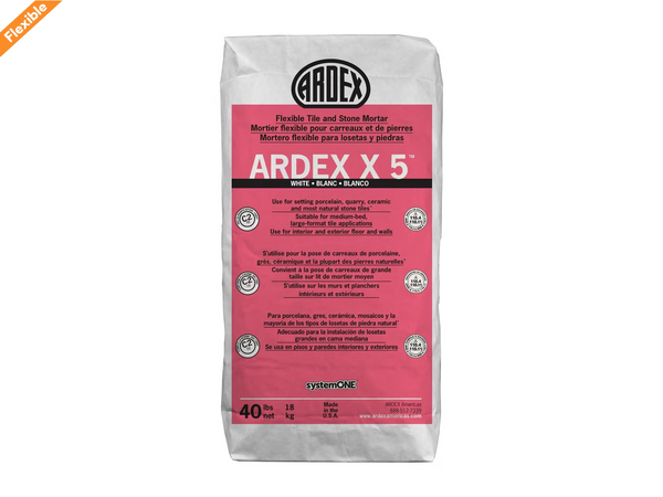 Ardex X 5 - Flexible and Versatile Tile and Stone Mortar