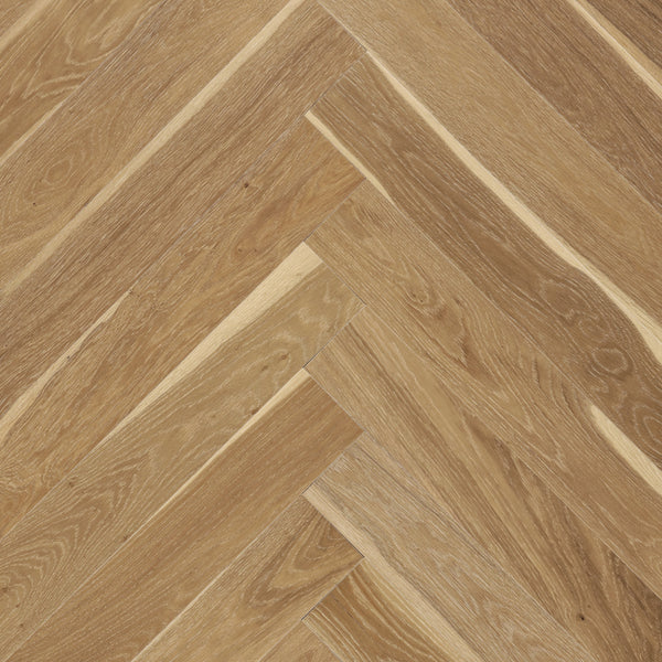 Biyork Engineered Hardwood Flooring Nouveau 7 Bespoke Forest Grotto European Oak (HERRINGBONE) Wirebrushed 5