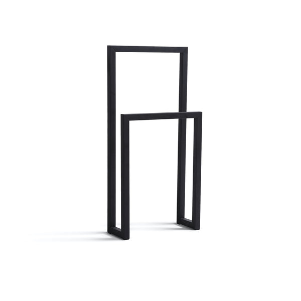 KubeBath Cisco free standing towel rack - Black