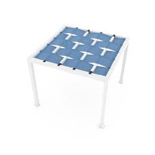 Toja Grid Wave Shade 2' x 10' Denim