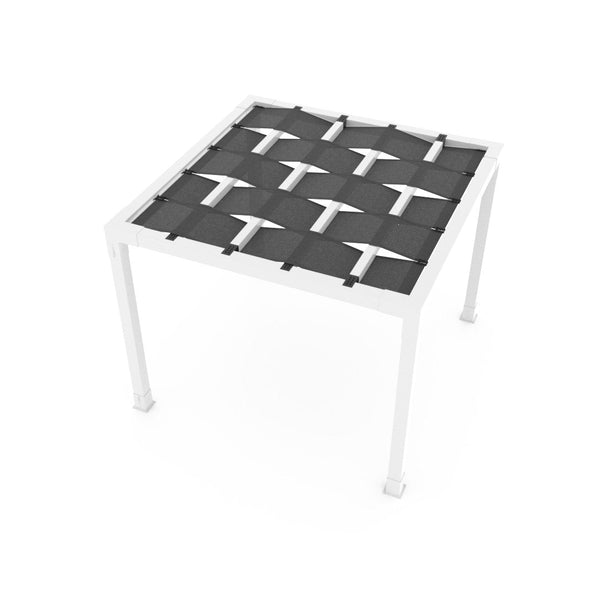Toja Grid Wave Shade 2' x 10' White