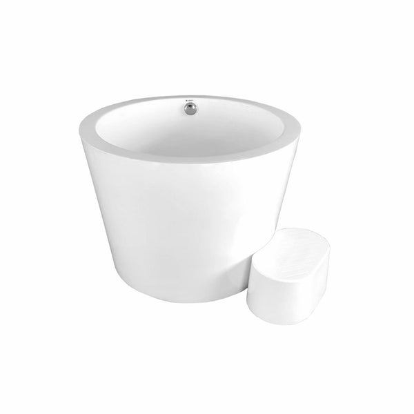 KubeBath Lagar 43” Free Standing Bathtub
