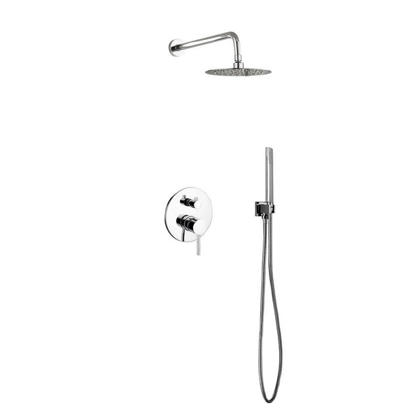 KubeBath Aqua Rondo Shower Set w/ 8