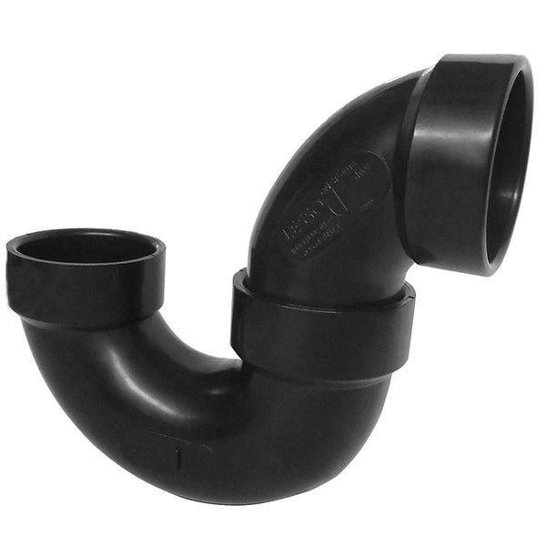 1-1/2 In. ABS P-Trap Less C/O Hub