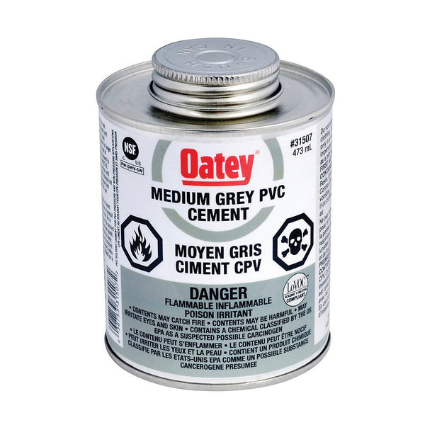 473 Ml Pvc Cement Medium Gray (C)