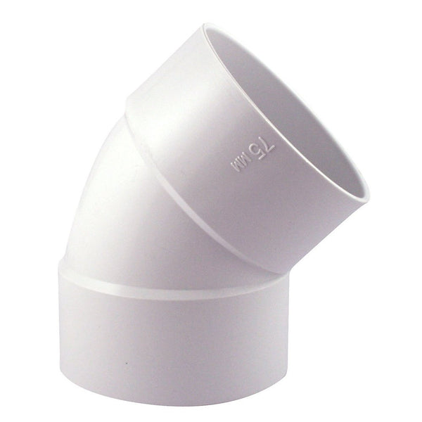 45° Elbow 3 inch Hub
