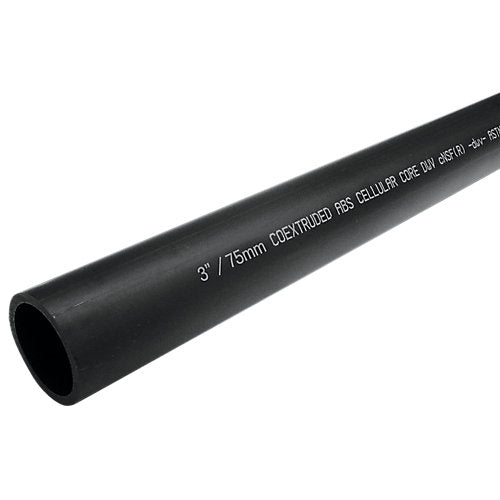ABS PIPE 3 inches x 6 ft CELL CORE