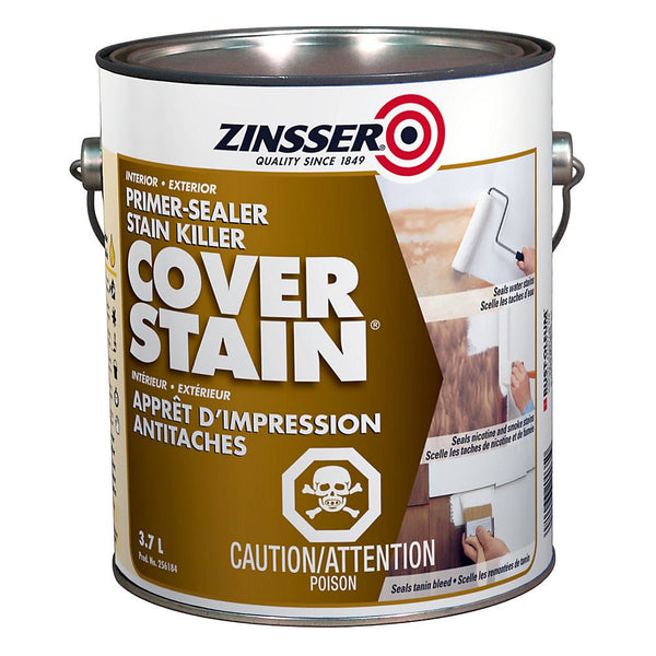 Cover Stain Interior/Exterior Primer Sealer & Stain Killer - 3.7 L