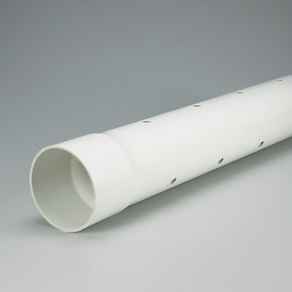 PVC 4 inches x 10 ft PERFORATED SEWER PIPE - Ecolotube