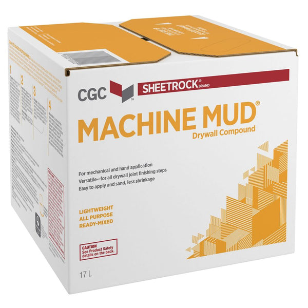 Machine Mud Drywall Compound Ready-Mixed - 17 L Carton (YELLOW)