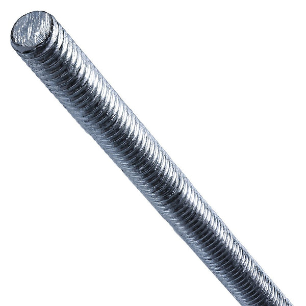  3/8-16 x 72-inch Fully Threaded Steel Rod - Zinc Plated - UNC