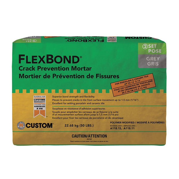 Flexbond Fortified Thin Set Mortar Gray - 50 lbs
