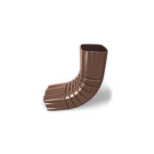 Aluminum Gutter 2 Inch X 3 Inch A-Elbow Brown
