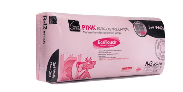Owens Corning R-12 PINK NEXT GEN FIBERGLAS Insulation 23-inch x 47-inch x 3.5-inch (150.1 sq.ft.)