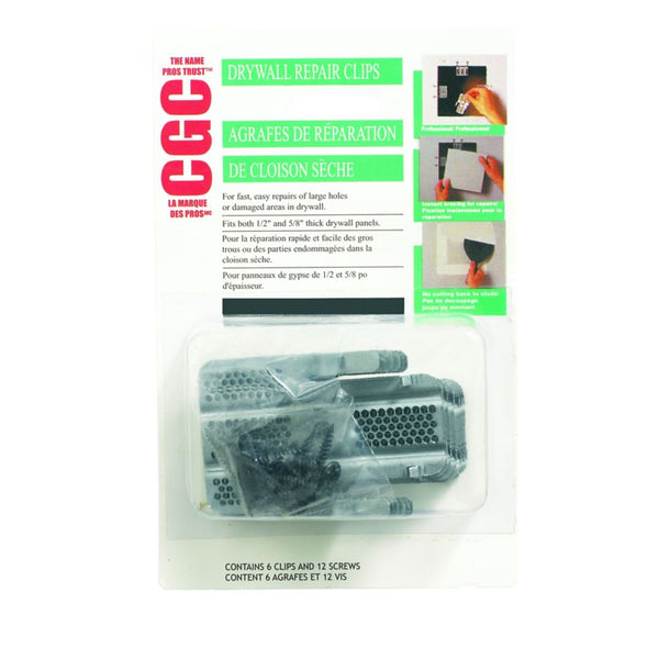 Drywall Repair Clips - 6/Pack