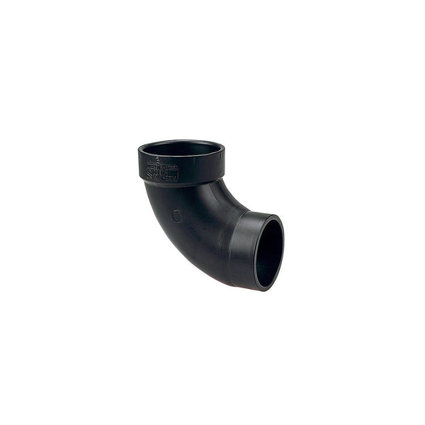 2 In. ABS 90 Degree SR Street Elbow Spg x Hub