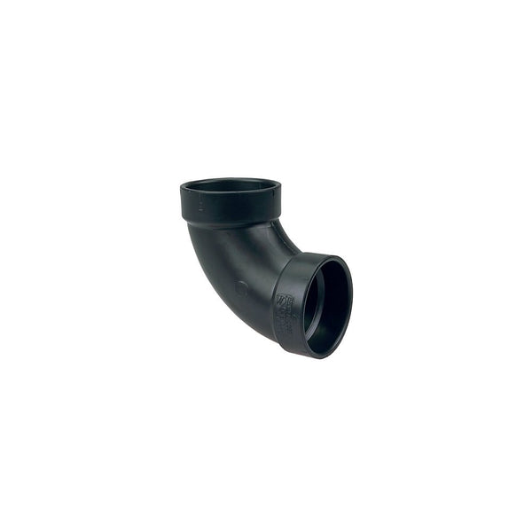 1-1/2 In. ABS 90 Degree SR Elbow All Hub
