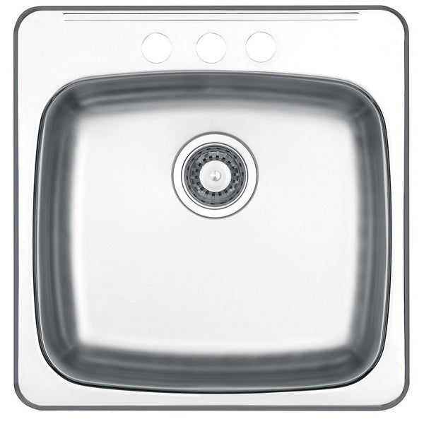 Drop In Single Bowl Stainless Steel Sink