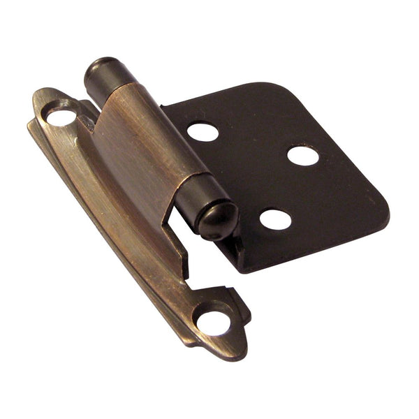 Semi-Concealed Self Closing Hinge - Brushed Oil-Rubbed Bronze