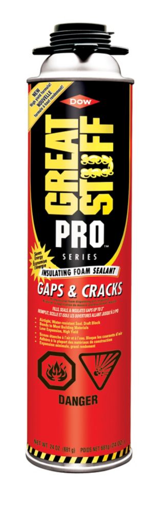 Great Stuff Pro Foam Spray Insulation - Gaps & Cracks - 20 oz.