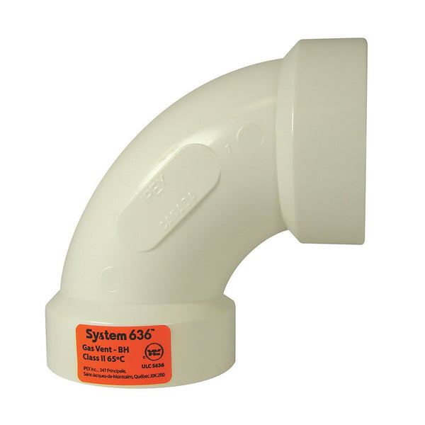 PVC-FGV 90D ELBOW LONG 3 inches H - System 636